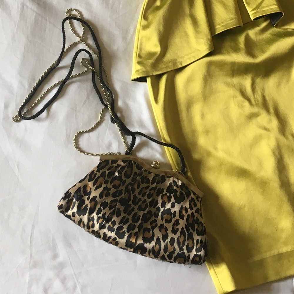 Leopard Print Clutch